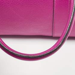 Mulberry Fuchsia Leather Bayswater Satchel