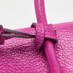 Mulberry Fuchsia Leather Bayswater Satchel