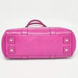 Mulberry Fuchsia Leather Bayswater Satchel