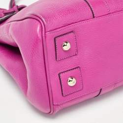 Mulberry Fuchsia Leather Bayswater Satchel