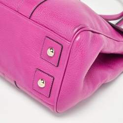Mulberry Fuchsia Leather Bayswater Satchel