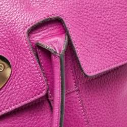 Mulberry Fuchsia Leather Bayswater Satchel