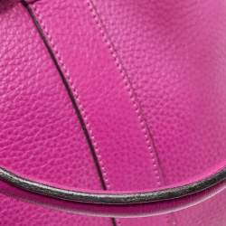 Mulberry Fuchsia Leather Bayswater Satchel