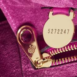Mulberry Fuchsia Leather Bayswater Satchel