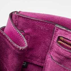 Mulberry Fuchsia Leather Bayswater Satchel