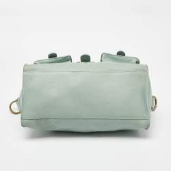 Mulberry Green Leather Roxanne Satchel