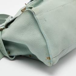 Mulberry Green Leather Roxanne Satchel