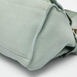 Mulberry Green Leather Roxanne Satchel