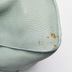 Mulberry Green Leather Roxanne Satchel