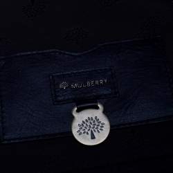 Mulberry Dark Brown Leather Round Zip Document Case