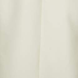 Pre Owned بليزر مونثي كريم تويل مزود بزرارين مقاس صغير - سمول