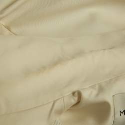 Pre Owned بليزر مونثي كريم تويل مزود بزرارين مقاس صغير - سمول