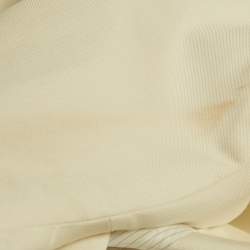 Pre Owned بليزر مونثي كريم تويل مزود بزرارين مقاس صغير - سمول