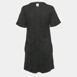Pre Owned Nº21 Black Floral Lace Mini Dress M