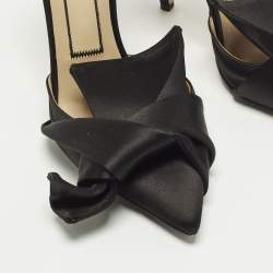 مملوكة مسبقًا N21 Raso Size 38.5 Black Satin Pumps
