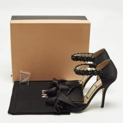 مملوكة مسبقًا N21 Raso Size 38.5 Black Satin Pumps