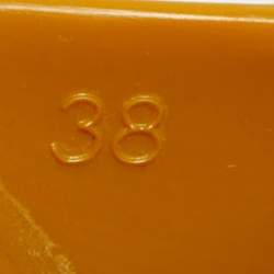 N21 x Kartell Mustard Knotted Jelly Platform Slides Size 38