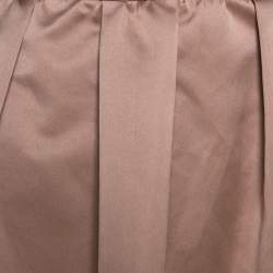 N21 Champagne Satin Pleated Maxi Skirt M