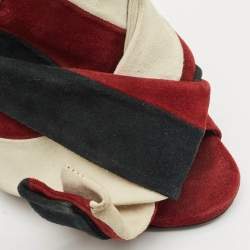 N°21 Multicolor Suede Ronny Pleated Mules Size 39