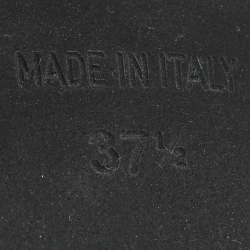 Pre Owned N21 Knot Size 37.5 White Leather Flats