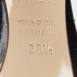 Pre Owned N°21 White Leather Raso Knot Mules Size 38.5