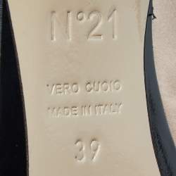 N°21 Beige Pleated Satin Ronny Mules Size 39