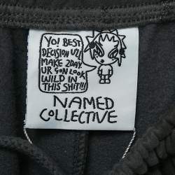 Named Collective Grey Rhinestone Camouflage Cotton Sweatpants S
