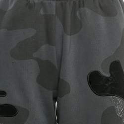 Named Collective Grey Rhinestone Camouflage Cotton Sweatpants S