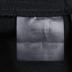 Pre Owned Namelazz Black Crepe Sweetheart Strapless Midi Dress XXS