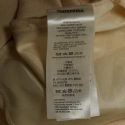 Nanushka Cream Jersey Darby Stirrup Leggings S