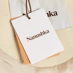 Nanushka Cream Tweed Waist Fitted Blazer XS