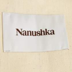 Nanushka Cream Tweed Waist Fitted Blazer XS