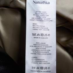 Nanushka Black Faux Leather Mersey Jacket S
