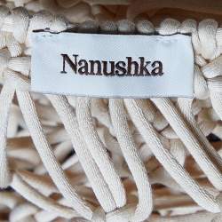 Nanushka Beige Macrame Cover Up Jacket S