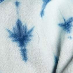 Pre Owned Nanushka Blue Tie-Dye Print  Cotton Belted Long Dress XS