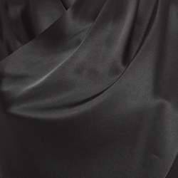 Nanushka Black Satin Draped Sleeveless Top M