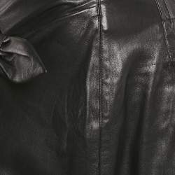 Nanushka Black Faux Leather Mini Skirt XS