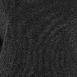 Pre Owned Nanushka Black Wool Blend Hooded Sweater XS