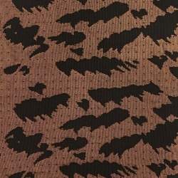 Pre Owned Nanushka Brown /Black Patterned Knit Maxi Skirt S