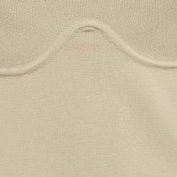 Pre Owned نانوشكا توب ميو من نسيج مطاطي رمادي صغير