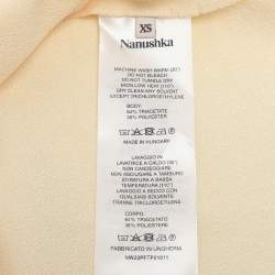 Pre Owned Nanushka Cream Jersey Tops and Trousers Set XS