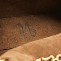 Nanushka Brown Suede The Gather Bucket Bag