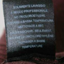 مملوكة مسبقًا Narciso Rodriguez Purple Silk Knit Cut Out Yoke Sleeveless Sheath Dress S