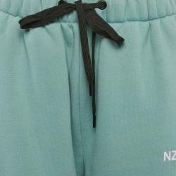 Natasha Zinko Blue Cotton Blend Jogger Sweatpants S 