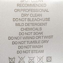 Pre Owned جاكيت نيلي ستوديو فرو ثعلب وردي مقاس متوسط - ميديم