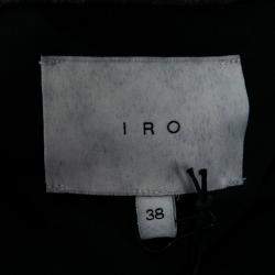 IRO Navy Blue Cotton Jacquard Oleg Jacket M