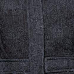 IRO Navy Blue Cotton Jacquard Oleg Jacket M