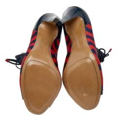 Nicholas Kirkwood Multicolor Canvas And Patent Leather Cut Out Strappy Sandals Size 40.5