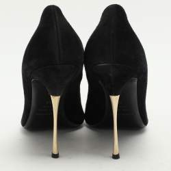 Nicholas Kirkwood Black Suede Eden Pumps Size 38