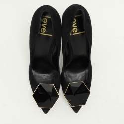 Nicholas Kirkwood Black Suede Eden Pumps Size 38